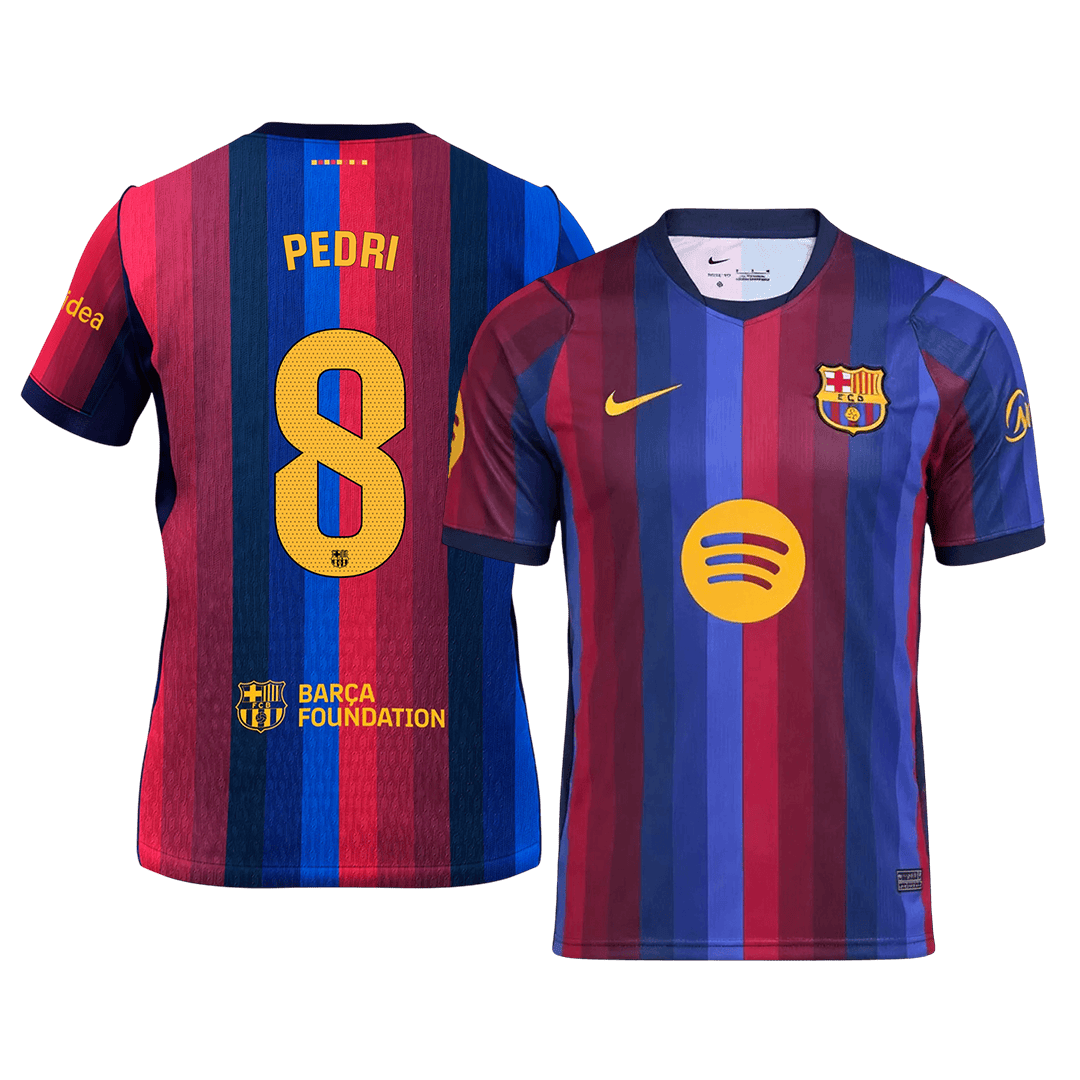 PEDRI #8 Barcelona Home Soccer Jersey 2026/27