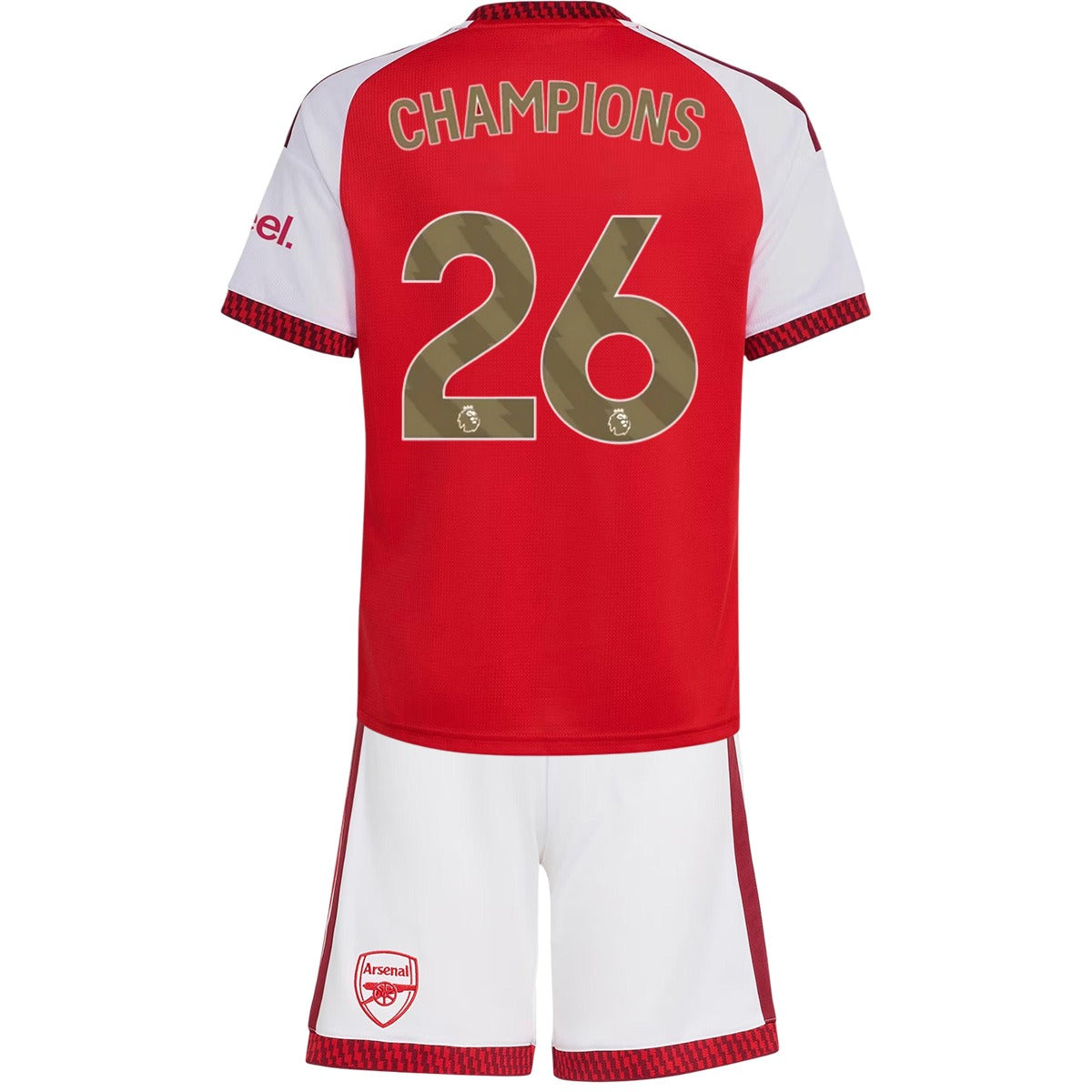 CHAMPIONS #26 Arenal Home Kids Soccer Jerseys Kit 2026/27