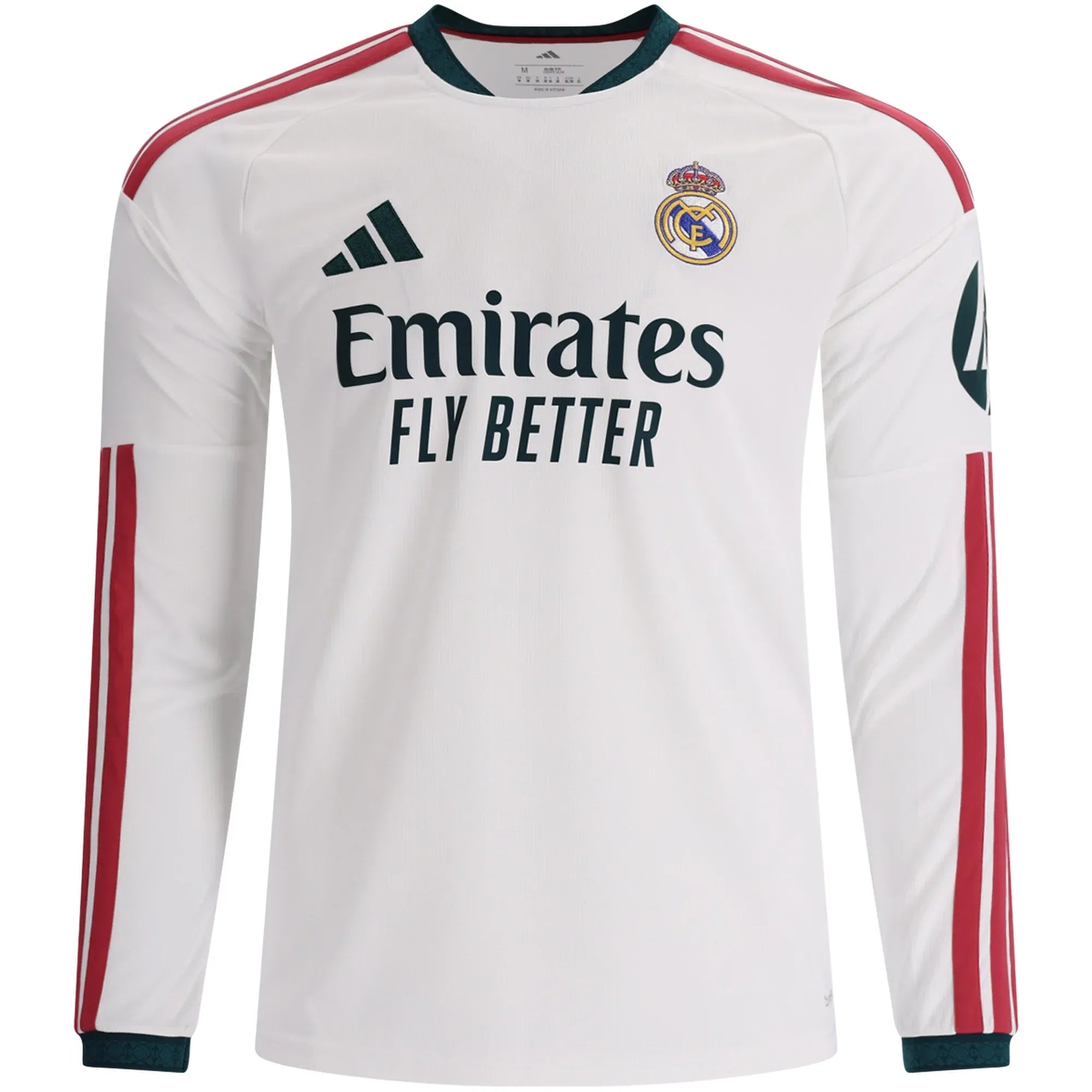 Real Madrid Home Long Sleeve Fan Jersey Shirt 2026/27