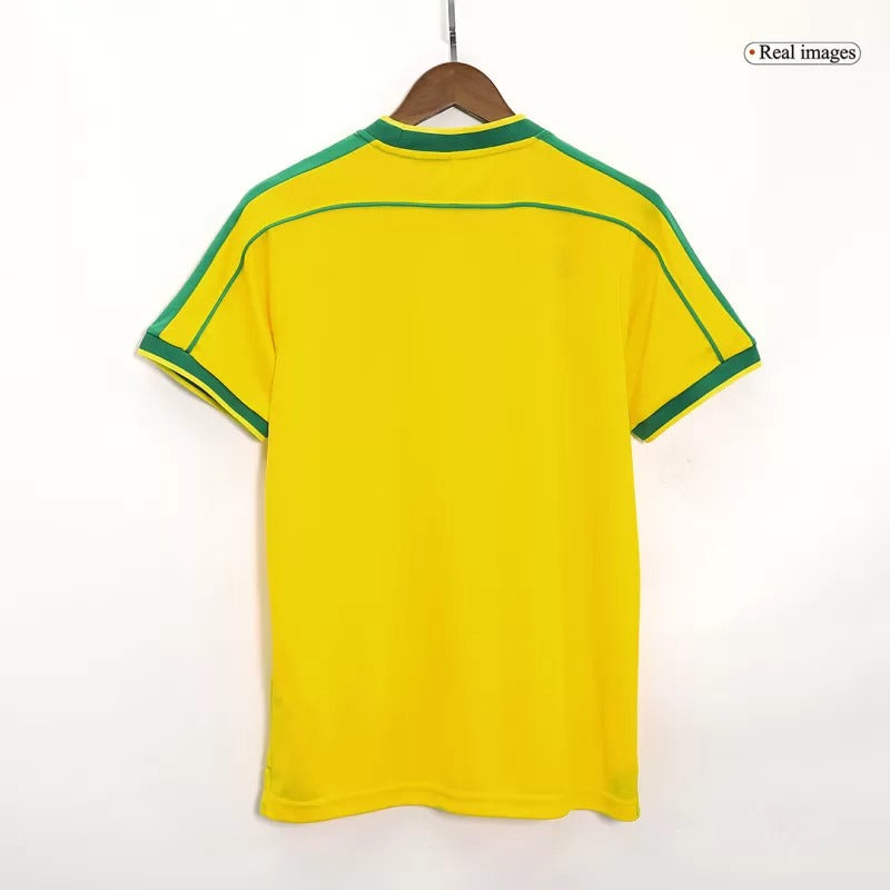 Retro Soccer Jersey Brazil Home 1998