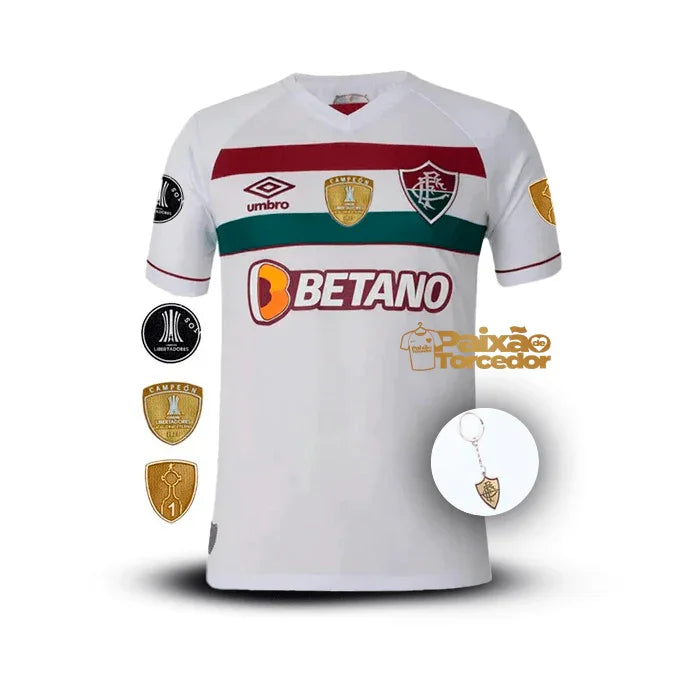 Fluminense Away 2024/25 Patchs Libertadores - Fan Version
