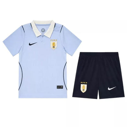 Kids Kit Uruguay Home Fan Jersey World Cup 2026