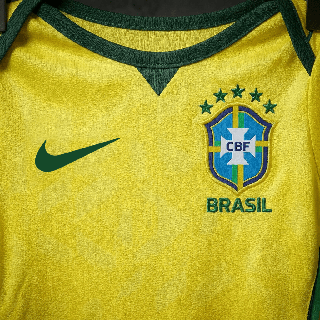 Brazil Baby Jersey Home Stadium Fifa World Cup 2026