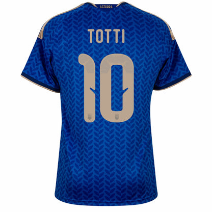 Italy Home Fan Jersey Totti 10 Shirt 2026-2027 (Official Printing)