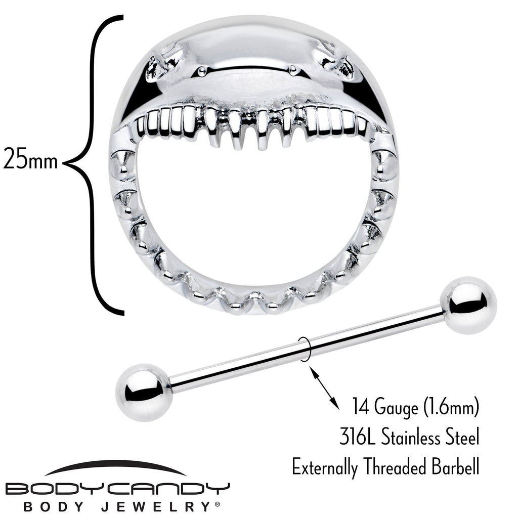14G 9/16 Shark Bite Nipple Shield Set