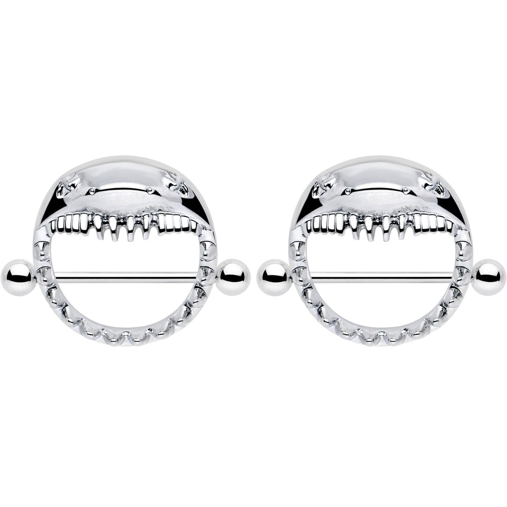 14G 9/16 Shark Bite Nipple Shield Set