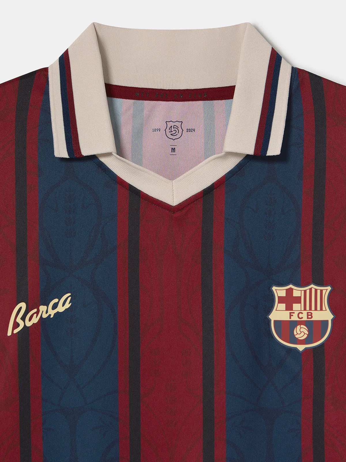 125TH ANIVERSARY Modernist FC Barcelona Polo – Oversize