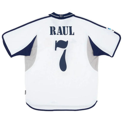 Raul #7 Real Madrid Home Retro Jersey 2000/01