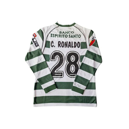 Sporting Home Long Sleeve Retro Jersey 2002/03