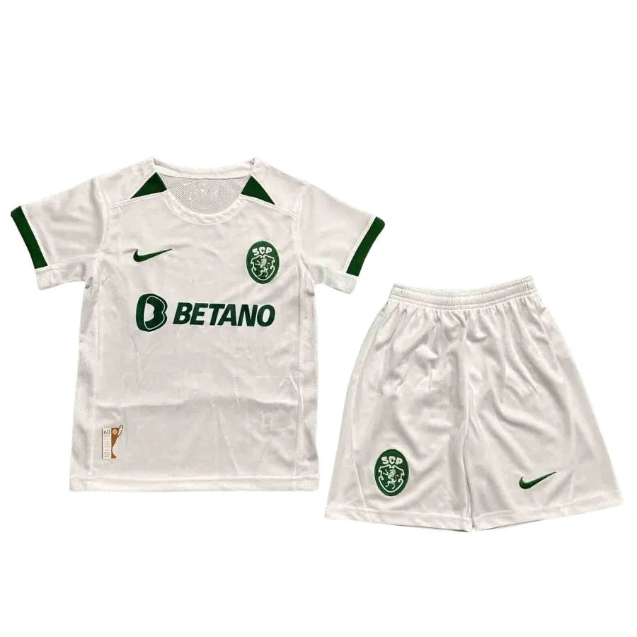 Kids Kit Sporting Away Jersey 2024/25