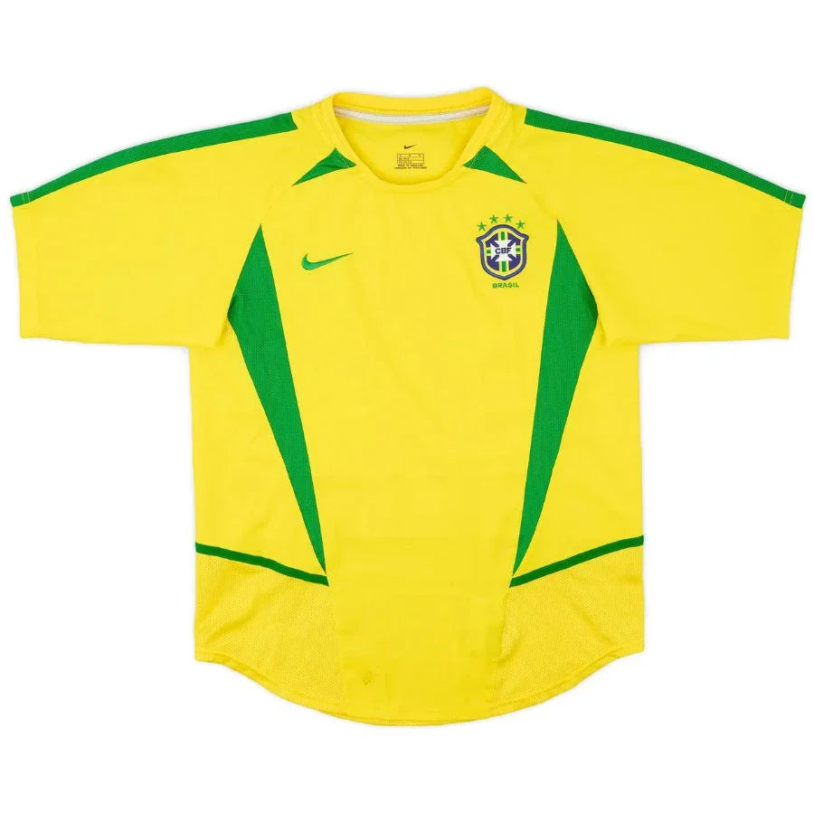Ronaldinho 11 Brazil Home Retro 2002 World Cup Ronaldo Ronaldinho Rivaldo
