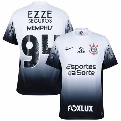 Corinthians Home Fan Jersey 2024/25 Full Sponsor (Official Printing)
