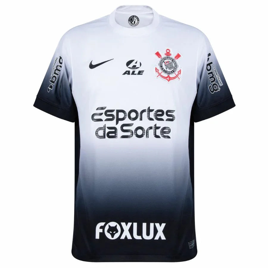 Corinthians Yuri Alberto 9 Home Fan Jersey 2024/25 Full Sponsor (Official Printing)