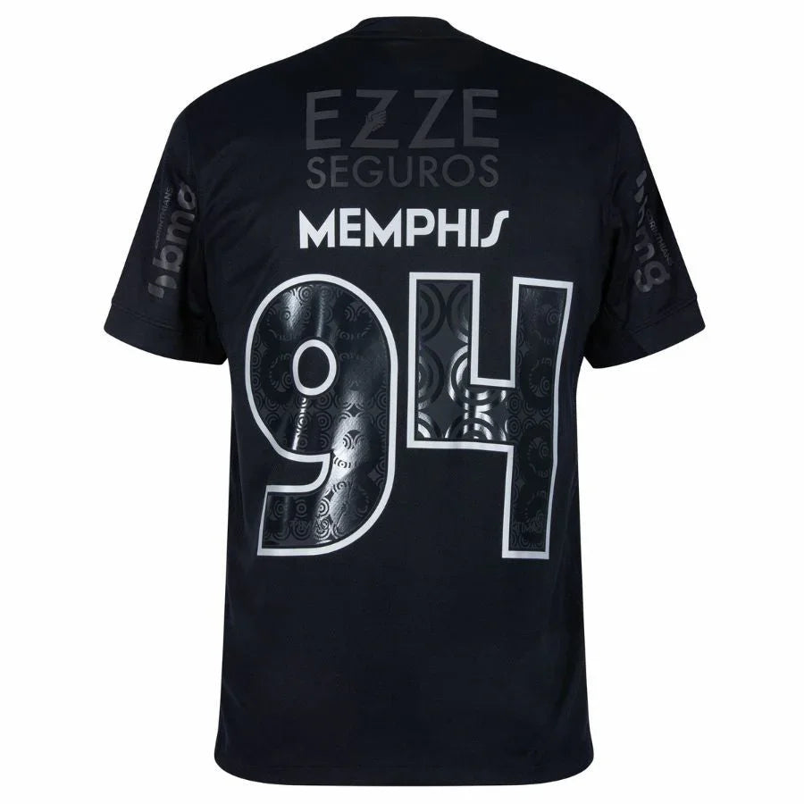 Corinthians Memphis 94 Away Fan Jersey 2024/25 Full Sponsor (Official Printing)