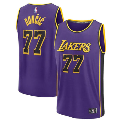 Luka Dončić Los Angeles Lakers Nike Unisex Swingman Jersey - Icon Edition - Purple
