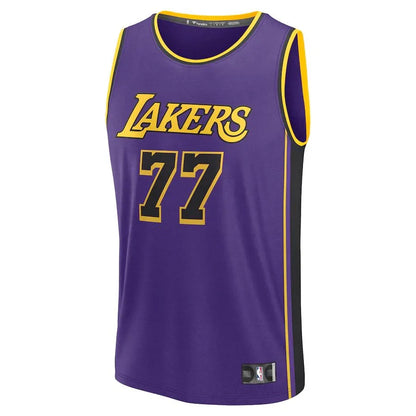 Luka Dončić Los Angeles Lakers Nike Unisex Swingman Jersey - Icon Edition - Gol, Purple, White