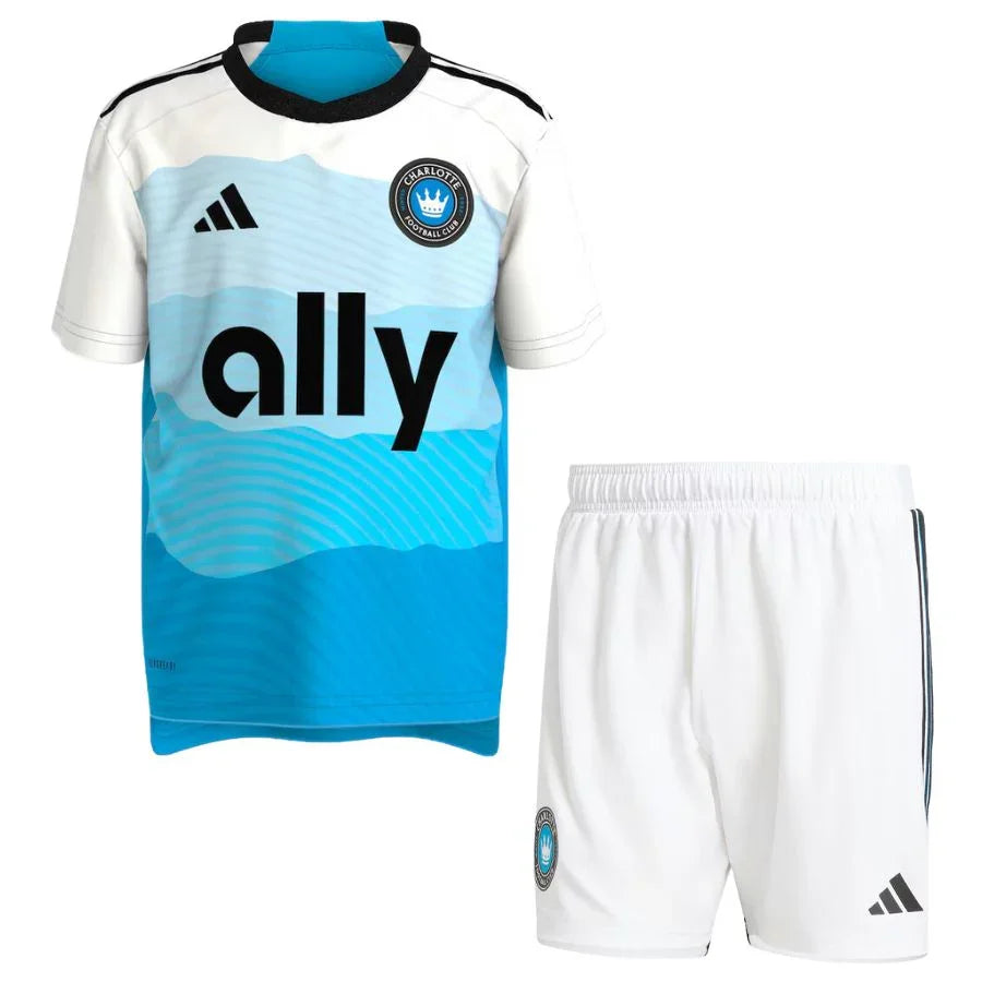 Kids Kit Charlotte Fc Home Fan Jersey 2025/26