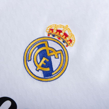 Real Madrid Mbappé 9 Home Fan Jersey 2024/25 Patches UCL UEFA Foundation (Official Printing)