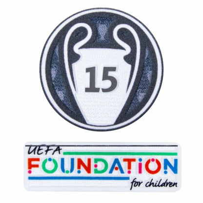 Real Madrid Home Fan Jersey 2024/25 Patches UCL UEFA Foundation (Official Printing)