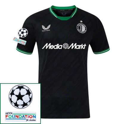 Feyenoord Away 2024/25 Patches UCL UEFA Foundation (Official Printing)