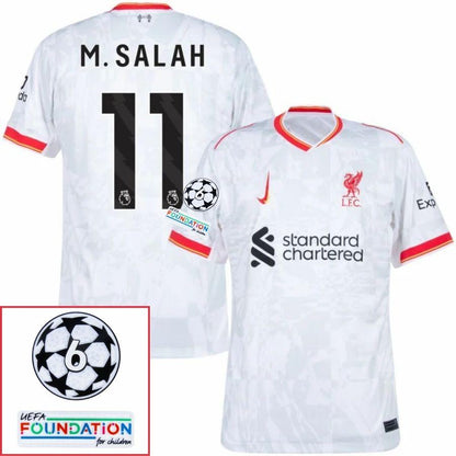 Liverpool Away 2024/25 Patches UCL UEFA Foundation (Official Printing)