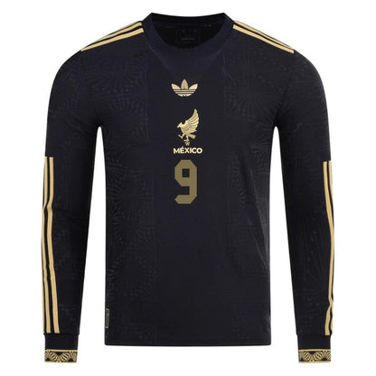 Mexico Raúl Jiménez 2025 Special Edition Long Sleeve Authentic Player Third Jersey by adidas