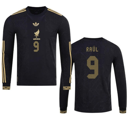 Mexico Raúl Jiménez 2025 Special Edition Long Sleeve Authentic Player Third Jersey by adidas