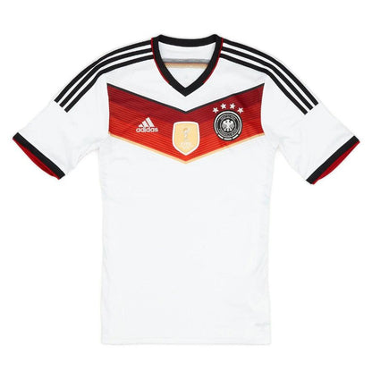 Germany Retro Home 2014 Fan Jersey Patch Winner World Cup Brazil 2014