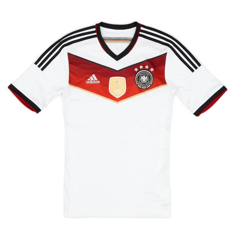Germany Retro Home 2014 Fan Jersey Patch Winner World Cup Brazil 2014