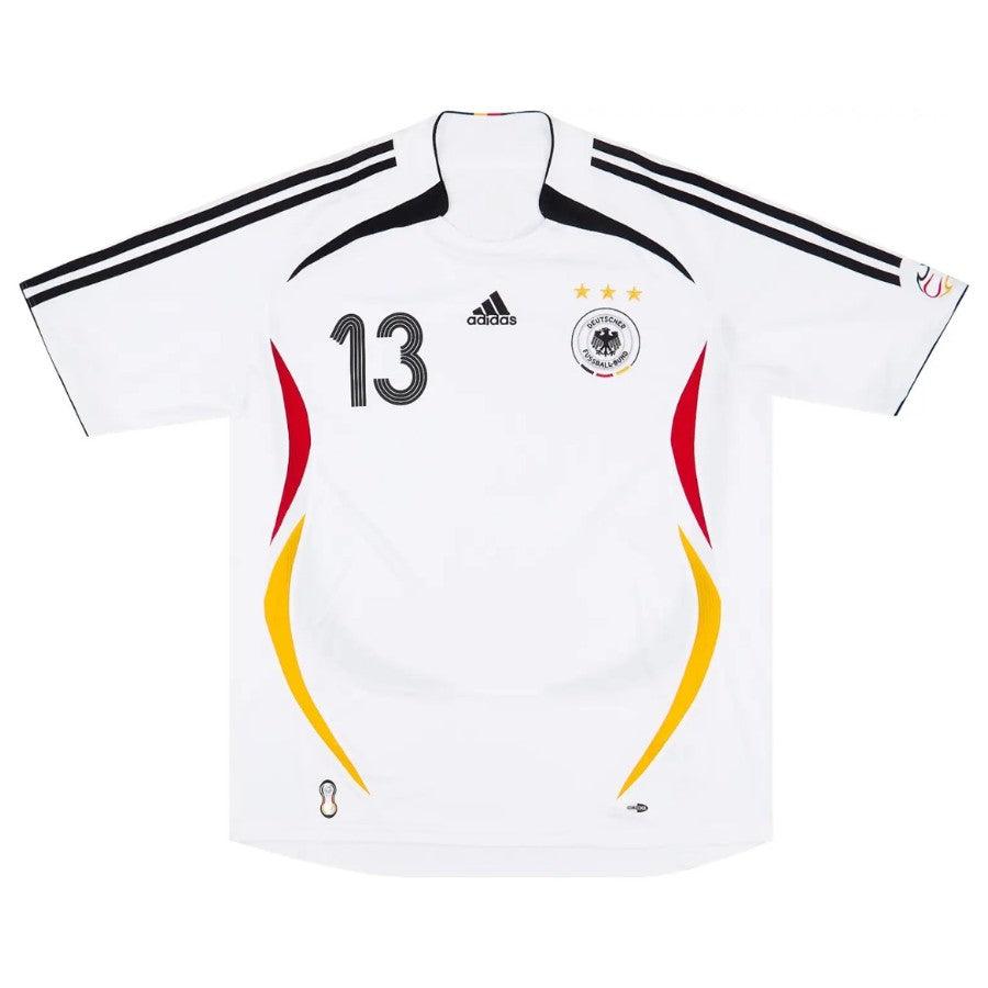 Germany Ballack 13 Retro Home 2006 Fan Jersey