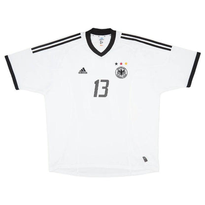 Germany Ballack Retro Home 2002/03 Fan Jersey
