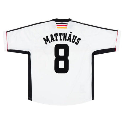Germany Lothar Matthäus Retro Home 1998 Fan Jersey