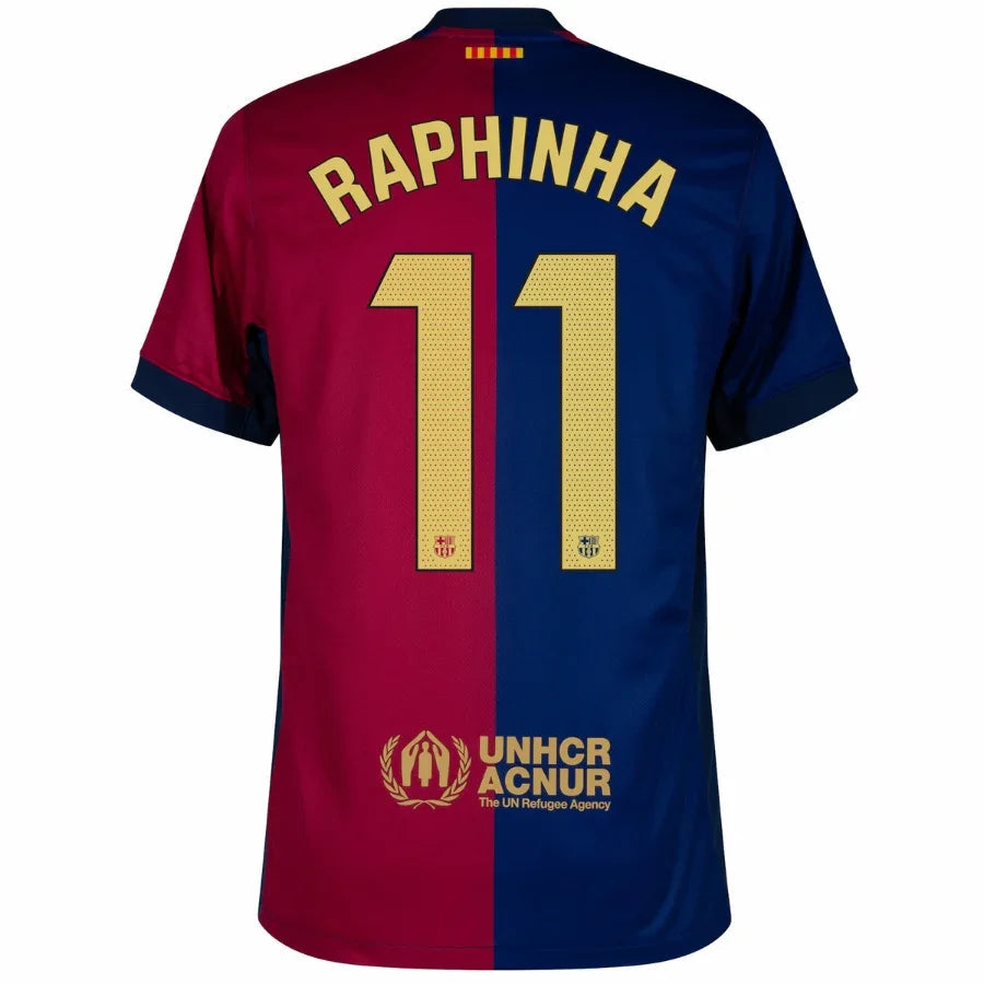Barcelona Raphinha 11 Home Fan Jersey 2024/25
