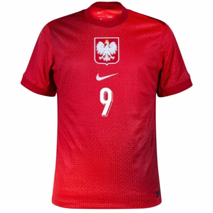 Poland Lewandowski 9 Away Fan Jersey 2024/25