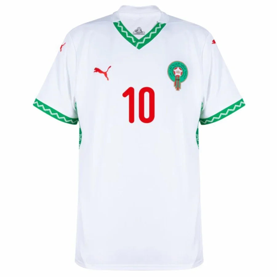 Morocco Brahim 10 Away Fan Jersey 2025/26