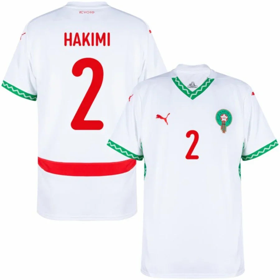 Morocco Hakimi 2 Away Fan Jersey 2025/26