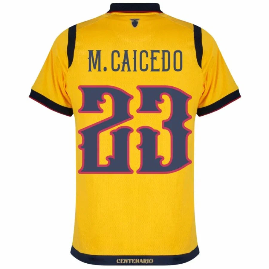 Ecuador M. Caicedo 23 Home Fan Jersey 2024/25