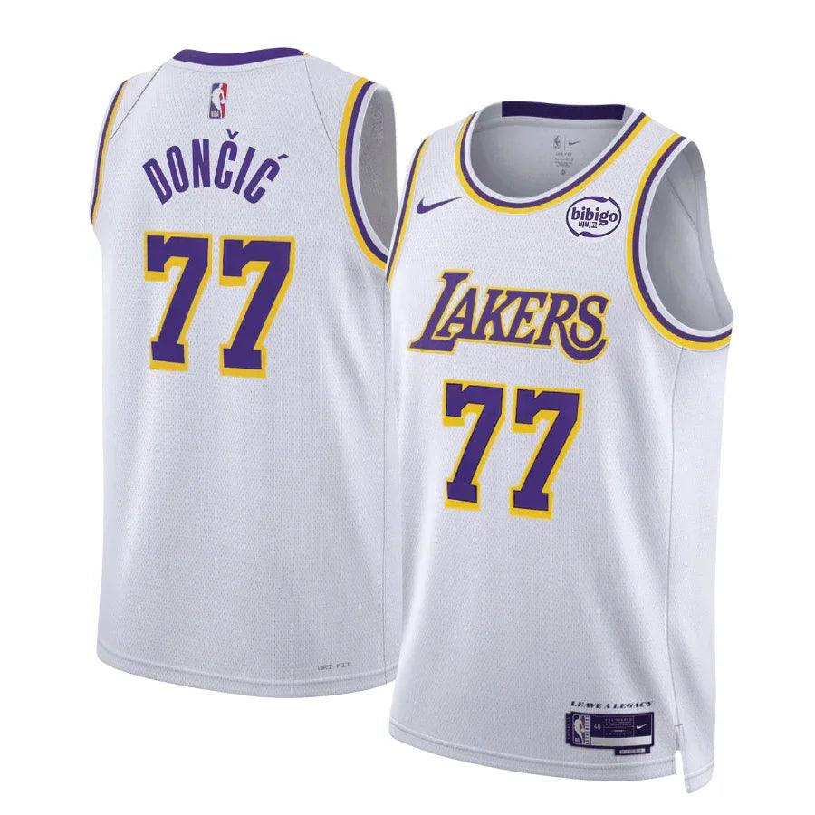 Luka Doncic 77 Los Angeles Lakers Association Edition NBA Jersey