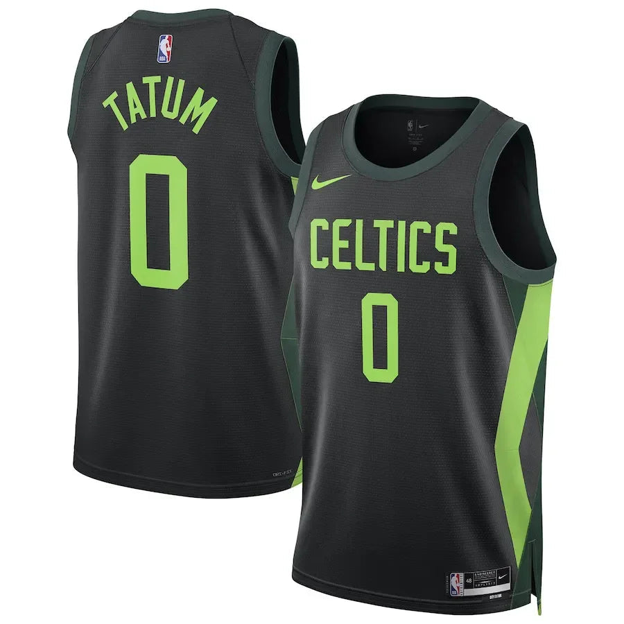 Jayson Tatum 0 Boston Celtics 24/25 City Edition NBA Jersey
