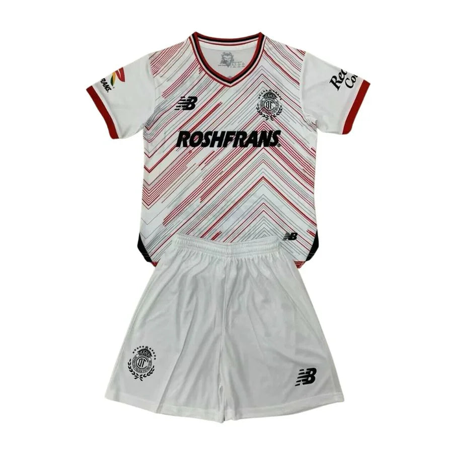 Kids Kit Deportivo Toluca Away Jersey 2024/25