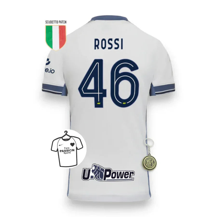 Inter Milan Rossi 46 Away Fan Jersey 2025/26 Special Edition Valentino Patch