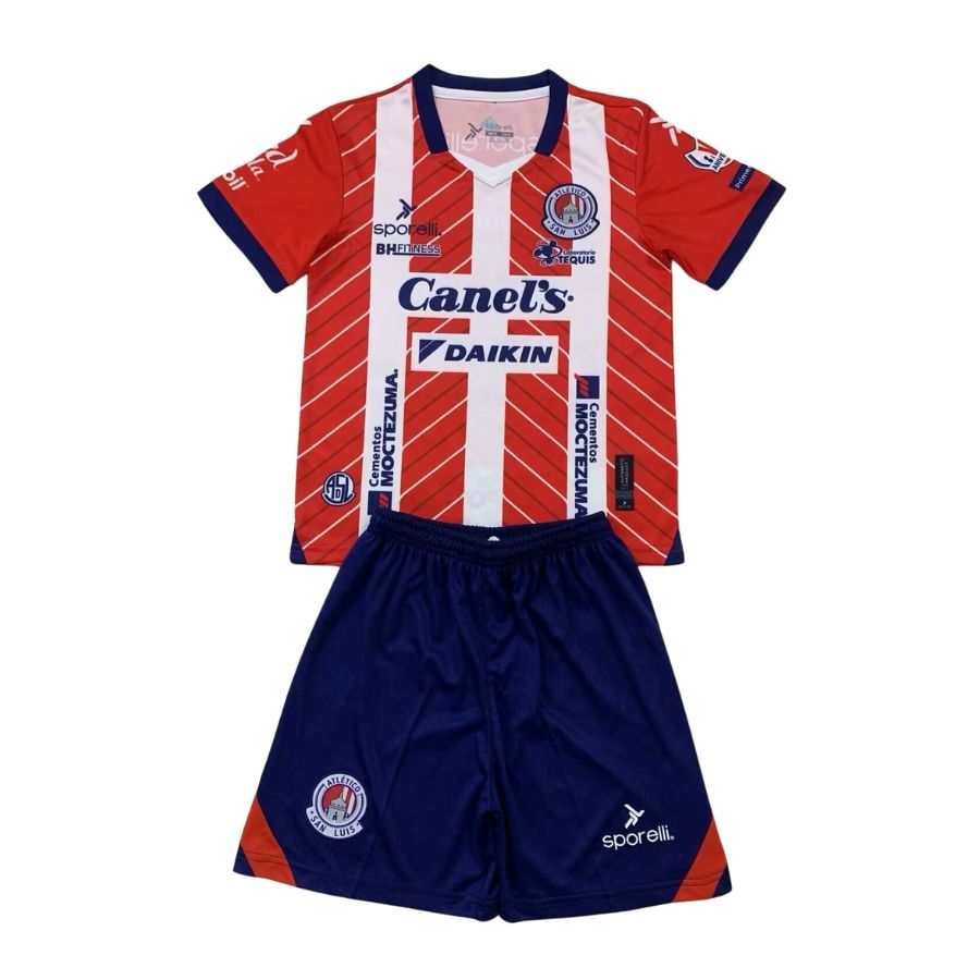 Kids Kit Atlético San Luis Home Fan Jersey 2024/25
