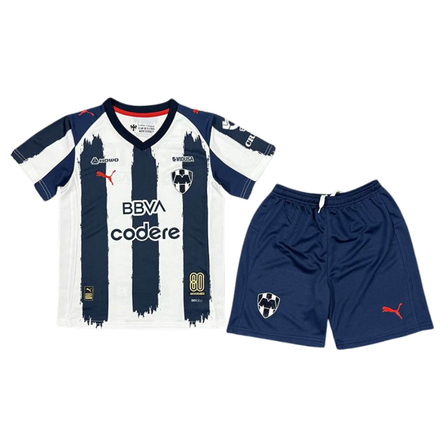 Kids Kit Monterrey Home Fan Jersey 2025/26