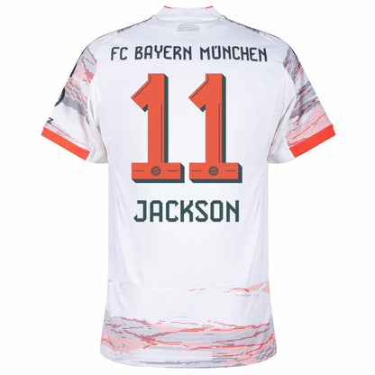 Bayern München Away Nicolas Jackson 11 Fan Jersey 2025/26
