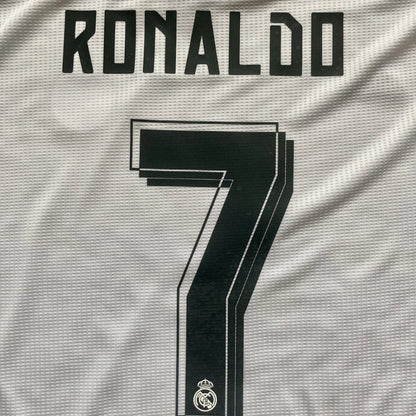 Retro Real Madrid 2015/16 Home Long Sleeve Final Milano 2016 Patches UCL 10 UEFA Respect