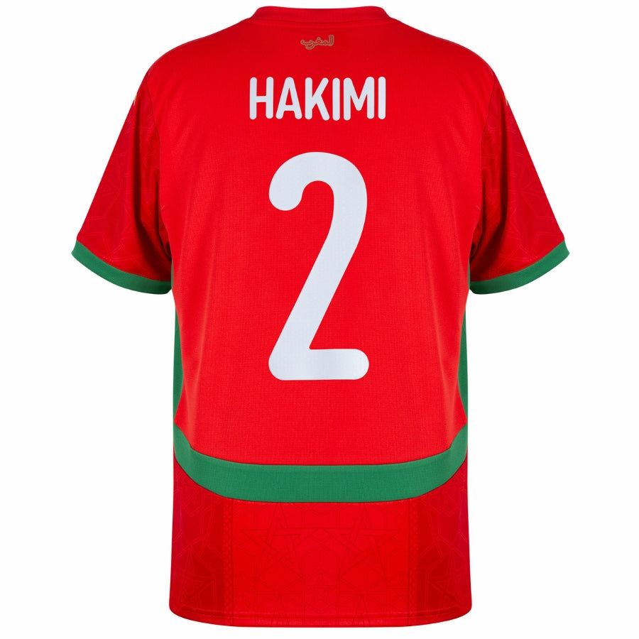 Morocco Hakimi 2 Home Fan Jersey 2025/26 (Official Printing)
