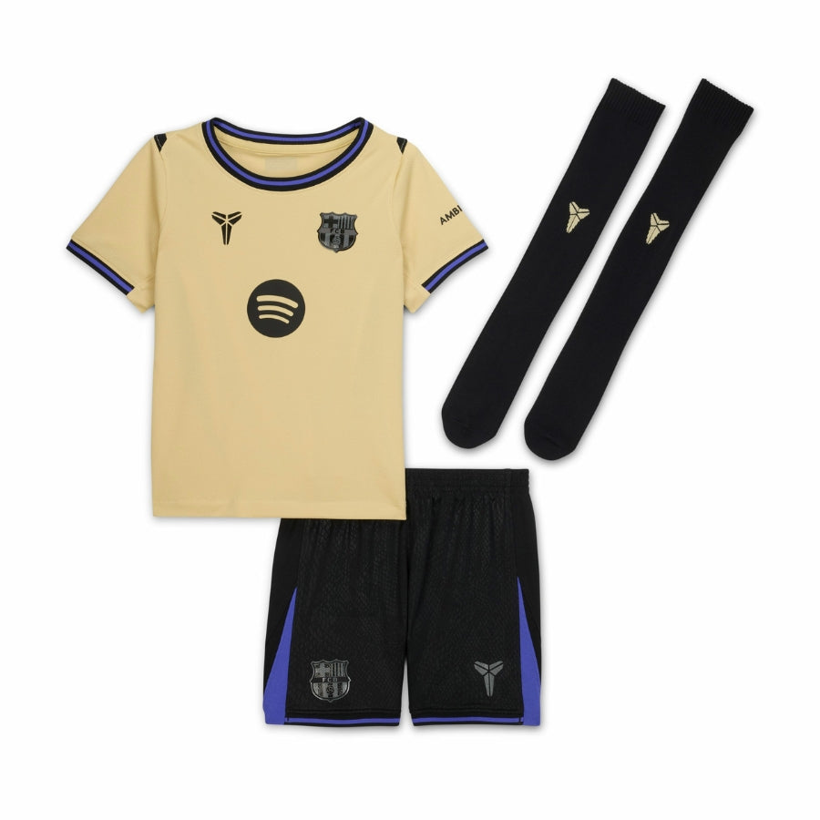 Kids Kit Barcelona Away Fan Jersey 2025/26 Shirt, Shorts And Socks