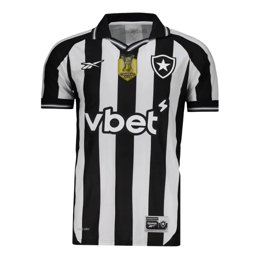 Botafogo Home Fan Jersey 2025/26 Patch Campeão Brasileirão 2024