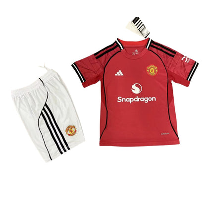 Kids kit Manchester United Home Fan Jersey 2025/26