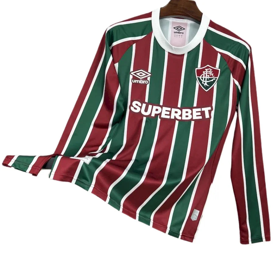 Fluminense Home Fan Jersey Long Sleeve 2025/26